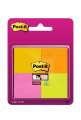 Bločky Post-it Super Sticky - 47,6 x 47,6 mm, mix barev, 4 ks