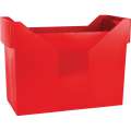 Box na závěsné desky Donau - plastový, červený