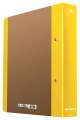 2kroužkový pořadač Donau Life - A4, 5 cm, D-mechanika, neonový žlutý, 1 ks