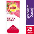 Bylinný čaj Lipton Relax - šípek, 25x 2,5 g