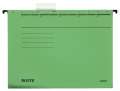 Závěsné desky Leitz Alpha bez bočnic - zelené, 25 ks