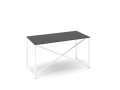 Psací stůl Lenza ProX - 138 x 67 cm, černý Grafit/bílý