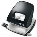 Děrovačka Leitz Style NeXXt 5006 - 30 listů, kov, saténově černá
