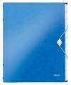 Třídicí kniha Leitz WOW - A4, 12 přihrádek, modrá