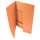 Papírové desky s chlopněmi HIT Office - A4, oranžové, 50 ks