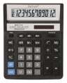 Stolní kalkulačka Rebell BDC712BK BX - 12-míst, nakloněný display, černá