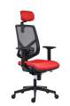 Kancelářská židle Skill - synchronní, červená