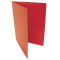 Papírové desky bez chlopní HIT Office - A4, červené , 20 ks