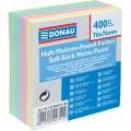 Samolepicí bloček Donau - 76x76 mm, 400 l., mix pastelových barev