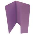 Papírové desky s jednou chlopní HIT Office - A4, fialové , 100 ks