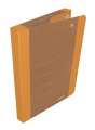 Box na spisy Donau Life - A4, 3 cm, oranžový