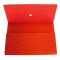 Prešpánová odkládací kapsa na dokumenty A4 - červená, 1 ks