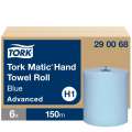 Papírové ručníky v roli Tork Matic -  modré, H1, 6 rolí