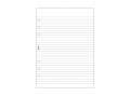 Náhradní náplň pro Filofax, A5, linkovaná, 50 lst