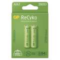 Nabíjecí baterie GP ReCyko - AA, HR6, 2 600 mAh, 2 ks