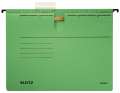 Závěsné desky s rychlovazačem Leitz Alpha - zelené, 25 ks