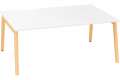 Psací stůl Alfa Root Bench - 180 x 160 cm, bílý