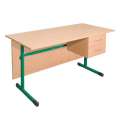 Katedra Junior - 130 x 76 x 60 cm, zelená