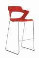 Barová židle Aoki Bar - červená