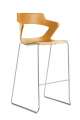 Barová židle Aoki Bar - oranžová