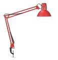 Stolní lampa MAULstudy - k upevnění na stůl, červená