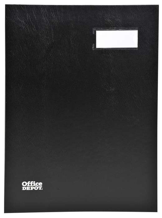 Podpisová kniha Office Depot A4, 20 listů, černá OFFICEO.cz