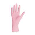 Rukavice Pink Pearl-nitril, nepudr, růžové, vel. S