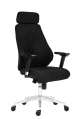 Kancelářská židle Nella - s podhlavníkem, synchronní, černá