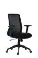 Kancelářská židle Novello - synchronní, černá