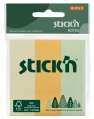 Značkovací bločky Stick'n by Hopax FSC - 76 x 25 mm, 3x50 lístků, pastel mix