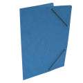 Prešpánové desky s gumičkou bez chlopní HIT Office - A4, modré, 20 ks