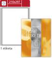 Snímatelné etikety S&K Label - bílé, 210 x 297 mm, 100 ks
