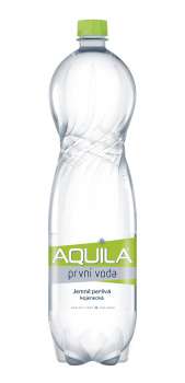 Pramenitá voda  Aquila aqualinea - jemně perlivá, 6x 1,5 l