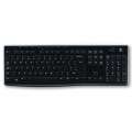 Klávesnice Logitech bezdrátová proti polití  K270 - černá