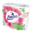 Toaletní papír Linteo - 2vrstvý, bílý, 17 m, 4 role