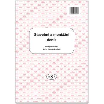 Deník stavební a montážní