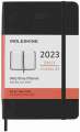 Denní diář Moleskine 2023 - S, měkké desky, černý