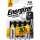 Alkalické baterie Energizer Power - 1,5V, LR6, typ AA, 4 ks