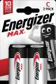Alkalické baterie Energizer Max - 1,5V, typ C, 2 ks