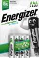 Nabíjecí přednabité baterie Energizer Extreme - 1,2 V typ AAA, 4 ks