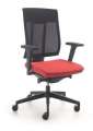 Kancelářská židle Xenon Net, SY - synchro, červená