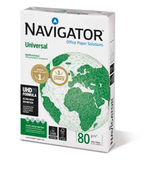 Kancelářský papír Navigator Universal A4 - 80 g/m2, CIE 169, 500 listů