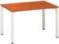 Psací stůl Alfa 200 - 120 x 80 cm, třešeň/bílý