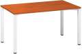 Psací stůl Alfa 200 - 140 x 80 cm, třešeň/bílý