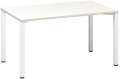 Psací stůl Alfa 200 - 140 x 80 cm, bílý/bílý