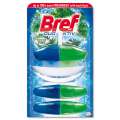 Závěsný WC blok Bref Duo Aktiv - borovice, 3 x 60 ml