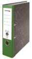 Pákový pořadač Officeo - A4, kartonový, nalepená  hřbetní etiketa, šíře hřbetu 7,5 cm, zelený