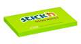Bloček Stick’n by Hopax, 76 x 127 mm, neonově zelená