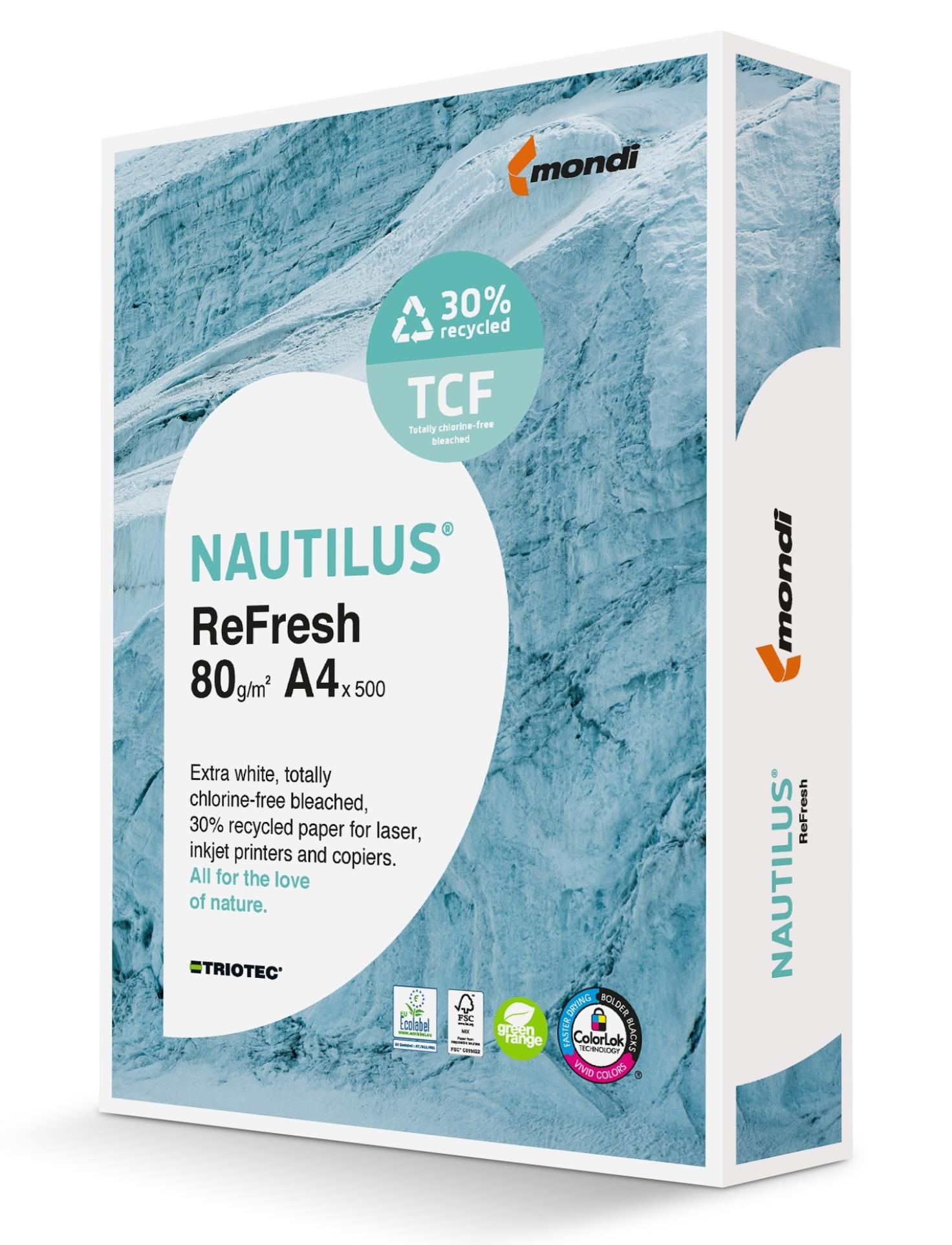 Nautilus Xerografický papír Nautilus Refresh, A4, 80 g/m2