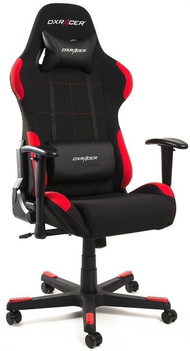 Herní židle DXRACER OH/FD01/NR, černá/červená